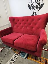 Sofa sitzer rot gebraucht kaufen  Berlin