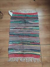 Multicolored chindi rug for sale  CARDIFF