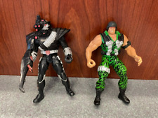 Lote de figuras GI Joe Extreme 5" Iron Klaw & Sgt Savage casco negro ejército años 90 segunda mano  Embacar hacia Argentina