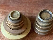 Brass weights balance for sale  WHITSTABLE