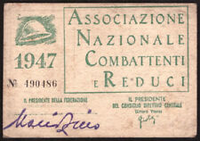 Tessera associazione nazionale usato  Genova