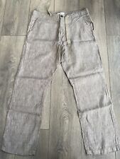 mens linen trousers for sale  LOWESTOFT
