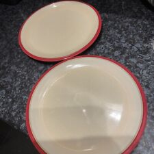 Denby red plates for sale  Shipping to Ireland