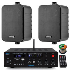 Pyle PFA600BU Bluetooth Rádio Sistema De Receptor De Amplificador, alto-falante 2x 4" Com Fio, usado comprar usado  Enviando para Brazil