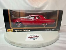1963 DODGE 330 Red 1/18 Scale Maisto Special Edition for sale  Shipping to Canada