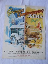 Ancienne brochure groupes d'occasion  Saint-Éloy-les-Mines
