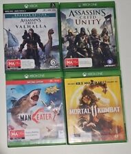 Xbox One -series X Games x 4 Assassins Creed Unity & Valhalla Mortal Kombat 11 + for sale  Shipping to South Africa