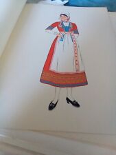 Lithographie costumes bretons d'occasion  Saint-Méloir-des-Ondes
