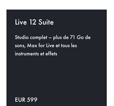 Ableton live mac d'occasion  Noisy-le-Sec