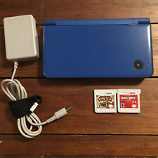 Consola portátil Nintendo DSi XL azul UTL-001 con cargador y 2 juegos segunda mano  Embacar hacia Argentina