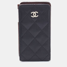 Capa Chanel preta acolchoada de couro CC iPhone 4/5 comprar usado  Enviando para Brazil