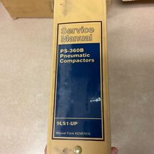 Pneu pneumático compactador manual de reparo CAT Caterpillar PS-360B, 9LS comprar usado  Enviando para Brazil