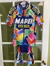 SMS Santini MAPEI Para Hombre Ciclismo Camiseta y Pechera Conjunto Pantalones Cortos Talla L Bicicleta Grande segunda mano  Embacar hacia Argentina