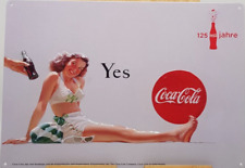 Coca cola blechschild gebraucht kaufen  Edigh.,-Oppau