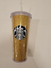 Copo de palha Starbucks Gold Sparkle parede dupla 20 oz comprar usado  Enviando para Brazil