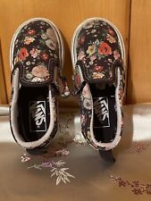 Tênis Vans infantil feminino tamanho 7 estampa floral preto rosa comprar usado  Enviando para Brazil