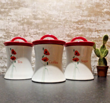 Ceramic red poppy for sale  TADLEY
