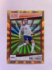 Used, 2022-23 PANINI SCORE FIFA PHIL FODEN ORANGE LASER /35 for sale  Shipping to South Africa
