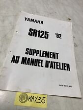 Yamaha sr125 1992 d'occasion  Decize