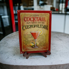 Vintage blechschild cocktail gebraucht kaufen  Sottrum