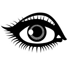 EYE AND LASHES CAR DECAL STICKER for sale  Shipping to South Africa