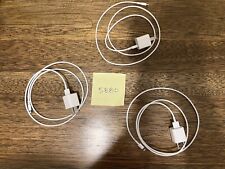 Lote de 3 cables y adaptadores de alimentación Apple Lightning longitud estándar #5880 segunda mano  Embacar hacia Mexico