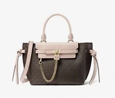 Bolsa satchel Michael Kors Hamilton Legacy grande logotipo com cinto., usado comprar usado  Enviando para Brazil