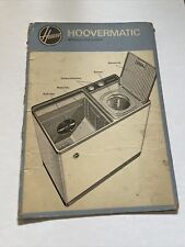 Vintage hoovermatic manual for sale  HIGH WYCOMBE