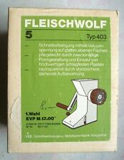 Fleischwolf typ 403 gebraucht kaufen  Schwedt/Oder