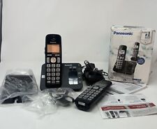 Used, Panasonic KX-TGE432 Cordless Telephone w Digital Answering Machine 2 Handsets for sale  Shipping to South Africa