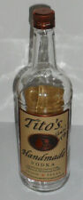 Garrafa vazia assinada Tito's feita à mão vidro de vodca 1L "Cheers Tito" comprar usado  Enviando para Brazil