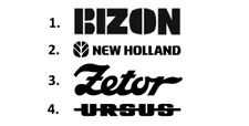 Sticker, aufkleber, decal -  BIZON NEW HOLLAND ZETOR URSUS - 50 70 100 cm na sprzedaż  PL