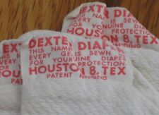 white cotton cloth Dexter Diaper vintage 1941  Good Housekeeping for sale  Shipping to South Africa