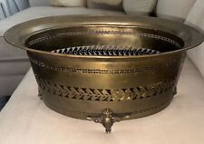 Brass planter footed for sale  Riverside