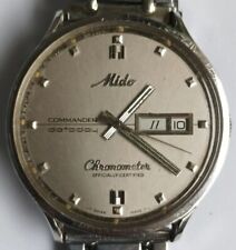 Usado, Relógio vintage raro automático masculino cronômetro dataday Mido Commander comprar usado  Enviando para Brazil