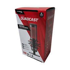 Microfone condensador USB HyperX QuadCast preto/vermelho streaming podcast PC/PSXBOX 7 comprar usado  Enviando para Brazil