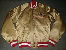 Vintage Chalk Line San Francisco 49ers Satin Jacket size 18/20 Gold and Red, used for sale  Philadelphia