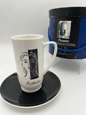 Juego de tazas de café y platillo 'Potrait en Deux' MMI Pablo Picasso nuevo en caja segunda mano  Embacar hacia Argentina