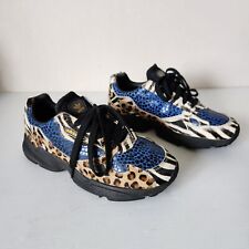 Usado, Adidas Falcon Out Loud Leopardo Cebra Guepardo Zapatos Tenis Para Mujer Talla EE. UU. 9 segunda mano  Embacar hacia Argentina