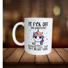 Unicorn mug rude for sale  TONBRIDGE