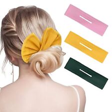3 peças prendedores de cabelo preguiçosos flexíveis para mulheres e meninas crianças comprar usado  Enviando para Brazil