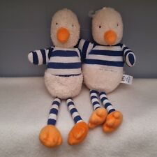 Used, Jellycat Bredita Duck Stripe Comforter Rattle Chime Soft Plush Toy x 2  for sale  Shipping to South Africa