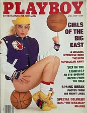 Usado, Revista Playboy Erika Eleniak abril 1989 Karl Malone / Girls of the Big East segunda mano  Embacar hacia Argentina