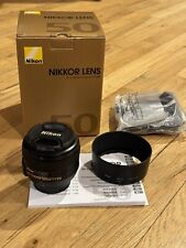 "COMO NUEVO"" Lente Nikon AF-S NIKKOR 50 mm F1,4G para montaje F con capucha y caja" segunda mano  Embacar hacia Argentina