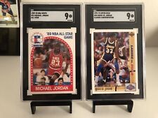 1989 Hoops #21 Michael Jordan All Star 1991 #34 Magic Jordan Confrontation SGC 9 comprar usado  Enviando para Brazil
