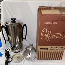 Vintage Universal CoffeeMatic Queen Size Percolator #4561 Art Deco MCM, usado comprar usado  Enviando para Brazil