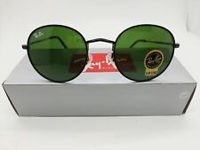 Óculos de sol Ray-Ban RB3447 redondo armação preta verde escuro lentes comprar usado  Enviando para Brazil