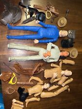 vintage 60’s marx Johnny west figures cowboys indian accessories for sale  Shipping to Canada