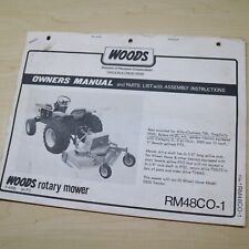 Woods rm48co mower for sale  Portland