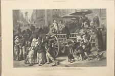 1881 Gravura Fino - "Últimos Momentos Da girondists, 1793" - Vagão Guilhotina, usado comprar usado  Enviando para Brazil